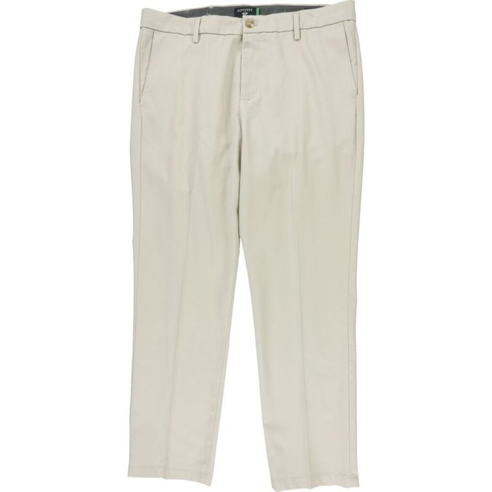 Dockers Mens Signature Iron Free Straight Leg Slim Khakis Casual Pants, NWT